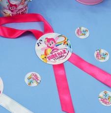 Partiavm My Little Pony Doğum Günü Karton Sunum Etiketi Kurdele Askılı 5 Adet satın al