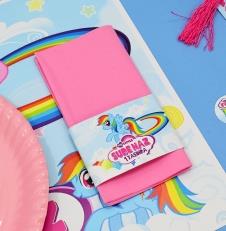 Partiavm My Little Pony Doğum Günü Peçete Bandı ve Peçete 5 Adet