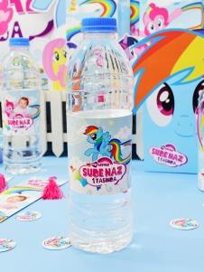 Partiavm My Little Pony Doğum Günü Su Şişesi Bandı 5 Adet