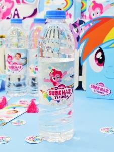 Partiavm My Little Pony Doğum Günü Su Şişesi Bandı 5 Adet