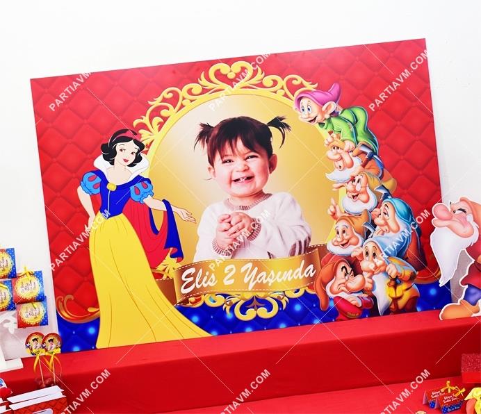 Pamuk Prenses Doğum Günü 120 X 85 cm Dev Pano Afiş