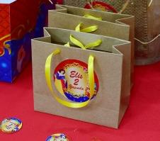 Partiavm Pamuk Prenses Doğum Günü Hediye Çantası Etiketli Kurdeleli 10 X 10 cm 5 Adet satın al