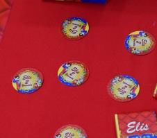Partiavm Pamuk Prenses Doğum Günü Karton Masaüstü Konfeti İsimli 3 cm Pakette 50 Adet