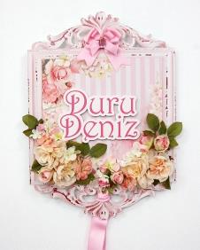 Partiavm Pano Kapı Süsü Çiçek Süslemeli 45x55 cm satın al