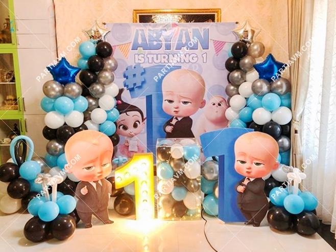 Patron Bebek Balon Standı Seti Bebek Full Balon Set Kolay Kurulum