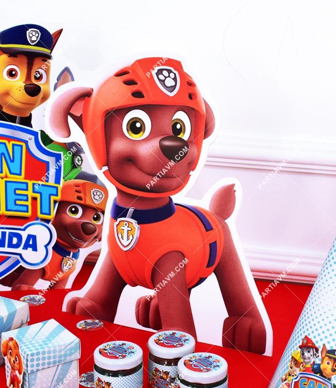 Paw Patrol Doğum Günü Süsleri 30cm Ayaklı Karakter Dekor Pano