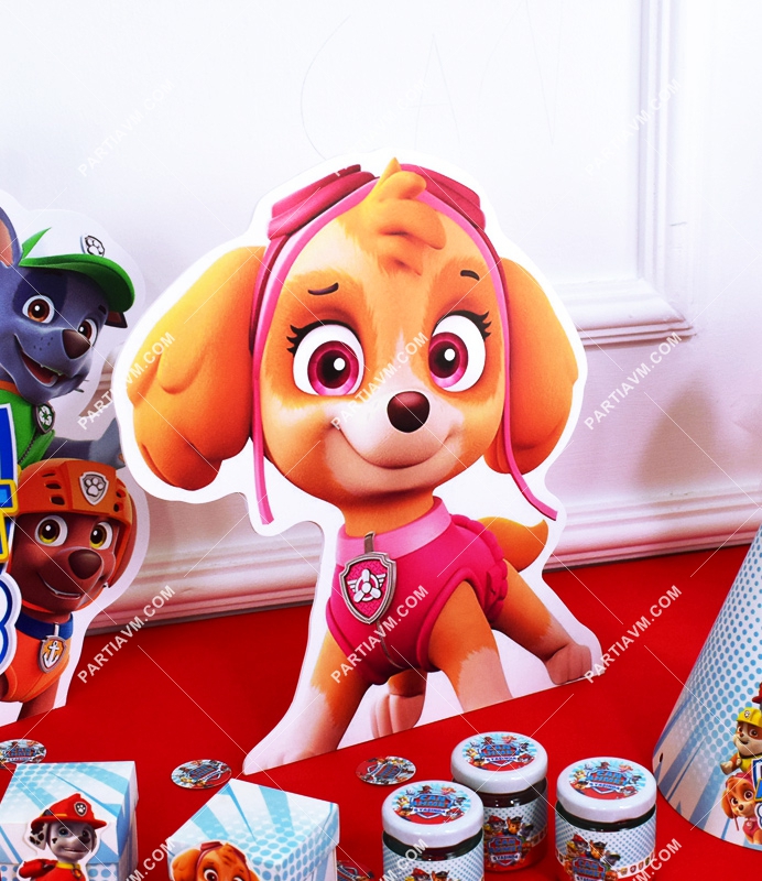 Paw Patrol Doğum Günü Süsleri 30cm Ayaklı Karakter Dekor Pano