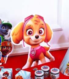 Partiavm Paw Patrol Doğum Günü Süsleri 30cm Ayaklı Karakter Dekor Pano