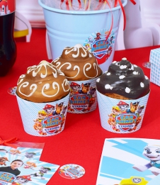 Partiavm Paw Patrol Doğum Günü Süsleri Cupcake Sargısı10 Adet