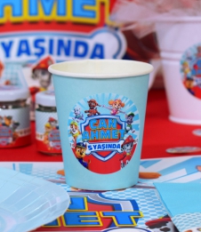 Partiavm Paw Patrol Doğum Günü Süsleri Etiketli Karton Bardak 5 Adet satın al