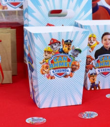 Partiavm Paw Patrol Doğum Günü Süsleri Popcorn Kutusu 5 Adet satın al