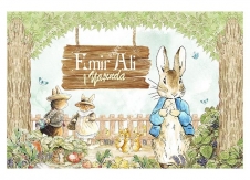 Partiavm Peter Rabbit Doğum Günü 120x85 cm Büyük Boy Kağıt Afiş satın al