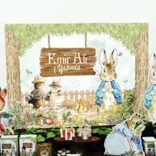 Partiavm Peter Rabbit Doğum Günü 120 X 85 cm Dev Pano Afiş satın al