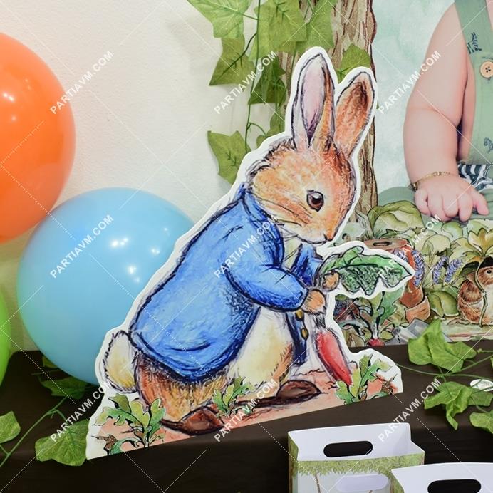 Peter Rabbit Doğum Günü 40 cm Peter Rabbit Dekor Pano