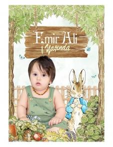 Partiavm Peter Rabbit Doğum Günü 70x100 cm Yırtılmaz Branda Afiş satın al