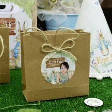 Partiavm Peter Rabbit Doğum Günü Hediye Çantası Etiketli İpli 10 X 10 cm 5 Adet satın al