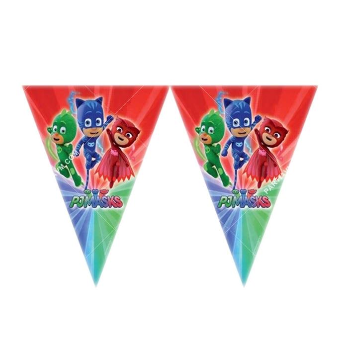 Pija Maskeliler Lisanslı Üçgen Bayrak Set