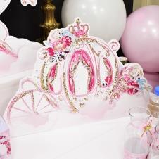 Partiavm Prenses Masalı Doğum Günü 50x35 cm Dekor Pano At Arabası satın al
