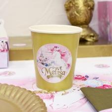 Partiavm Prenses Masalı Doğum Günü Etiketli Karton Bardak 5 Adet satın al