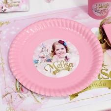Partiavm Prenses Masalı Doğum Günü Etiketli Karton Tabak 5 Adet satın al