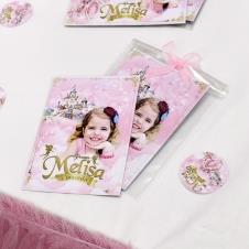Partiavm Prenses Masalı Doğum Günü Hediyelik Magnet Kurdeleli Poşetinde 7X10 cm   satın al