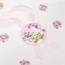Partiavm Prenses Masalı Doğum Günü Karton Sunum Etiketi Kurdele Askılı 5 Adet satın al