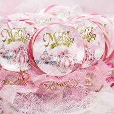 Partiavm Prenses Masalı Doğum Günü Lolipop Şeker Etiketli Süslemeli 10 Adet satın al