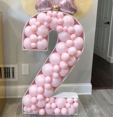 SAMM RBS8-1 Minnie Mouse Dev Rakam Balon Standı Seti 120cm (1 den 9 a Yaş Seçimli) satın al