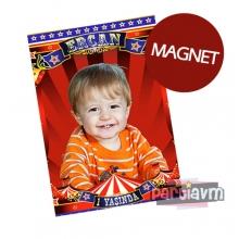 Partiavm Renkli Karnaval Doğum Günü Süsleri Hediyelik Magnet Kurdeleli Poşetinde 7X10 cm   satın al