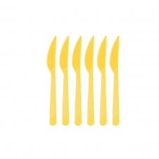 SAMM Sarı Plastik Bıçak 25li