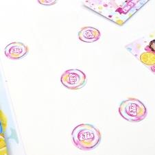 Partiavm Şeker Kız Partisi Karton Masaüstü Konfeti İsimli 3 cm Pakette 50 Adet