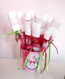 Partiavm Sevimli Baykuş Doğum Günü Süsleri Marshmallow Etiketli Kovada 10 Adet Kurdeleli Çubuklu İkramlık satın al