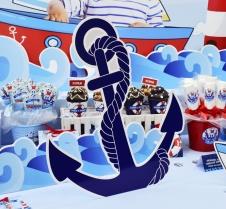 Partiavm Sevimli Denizci Doğum Günü 40 x 45 cm Çapa Masaüstü Dekor Pano satın al