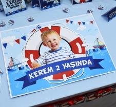 Partiavm Sevimli Denizci Doğum Günü Amerikan Servis Kalın Kuşe Kağıt 5 Adet satın al