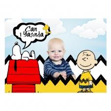 Partiavm Snoopy Doğum Günü 120 X 85 cm Dev Pano Afiş satın al