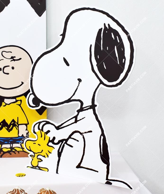 Snoopy Doğum Günü 50 cm Karakter Pano