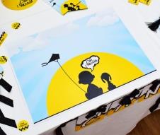 Partiavm Snoopy Doğum Günü Amerikan Servis Kalın Kuşe Kağıt 5 Adet satın al