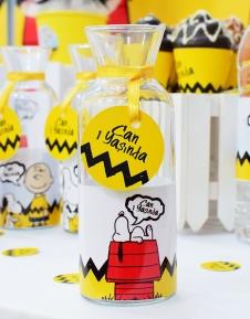 Partiavm Snoopy Doğum Günü Karaf Cam Bardak Etiketli 6 Adet satın al