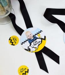 Partiavm Snoopy Doğum Günü Karton Sunum Etiketi Kurdele Askılı 5 Adet satın al