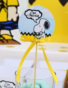 Partiavm Snoopy Doğum Günü Kürdan Süs Seti Büyük Boy 10 Adet satın al