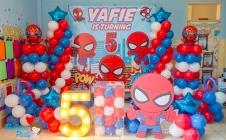 SAMM Spiderman Balon Standı Seti Örümcekadam Balon Full  Set Kolay Kurulum