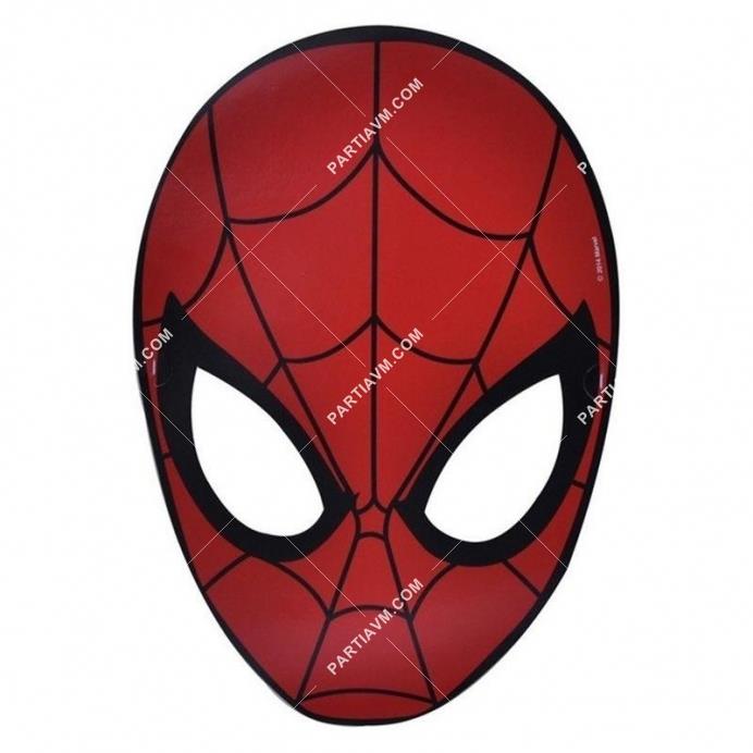 Spiderman Karton Maske