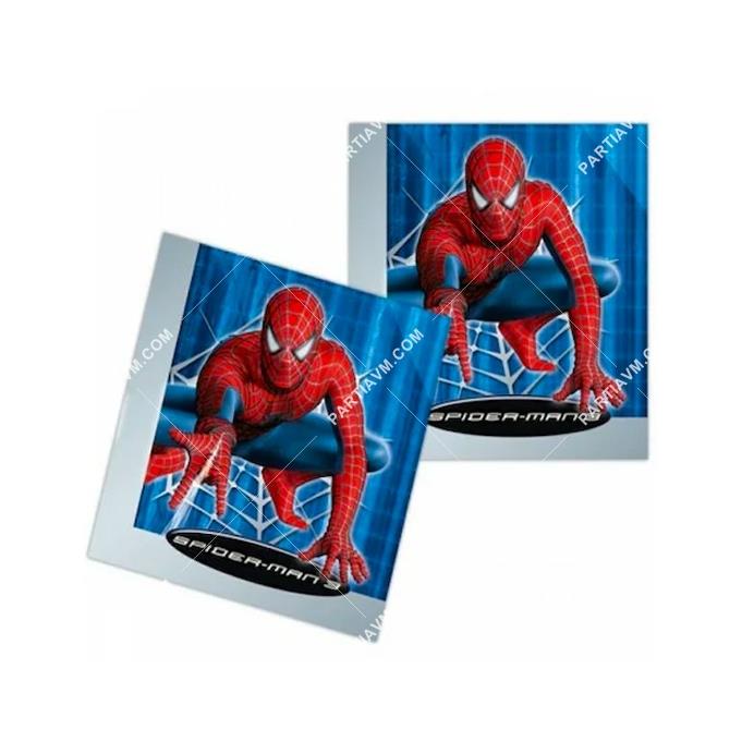 Spiderman Lisanslı Kağıt Peçete 33x33 cm 20li