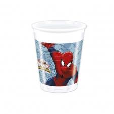 SAMM Spiderman Lisanslı Plastik Bardak 200cc 8li