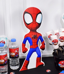 Partiavm Spidey Örümcek Adam Doğum Günü Konsepti 40 cm Spidey Dekor Pano satın al