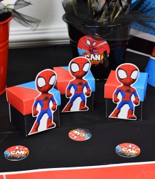 Partiavm Spidey Örümcek Adam Doğum Günü Spidey Karakterli Karton Kutu satın al