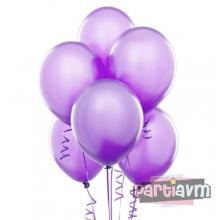 Partiavm Standart Lila Balon 10 Adet