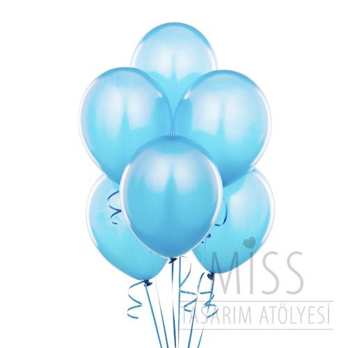 Standart Mavi Balon 10 Adet