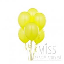 Partiavm Standart Sarı Balon 10 Adet satın al