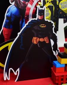 Partiavm Süper Kahramanlar Doğum Günü 45 cm Batman Dekor Pano